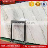 Polished Carara White Marble Natural Stone Slab thumbnail-2