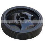 6"Plastic Castor thumbnail-1