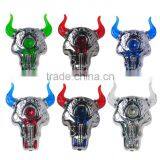 2016 New Bull Head LED Bike Bicycle Lamp USB Rechargeable Tail Rear Light With Laser thumbnail-1