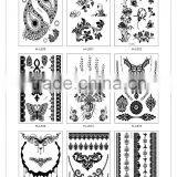 China Girl Body Art Black Color Temporary Tattoo Sticker For Sale T005-009 thumbnail-4