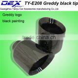 Auto Parts Greddy Black Exhaust Tip thumbnail-1