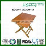 Wholesales of Natural Folding Bamboo Outdoor Beach Table thumbnail-1
