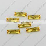 Hot Sale Rectangle Cushion Cut Loose Light Topaz Crystal Stone thumbnail-1