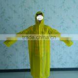 Adult Yellow 100% Waterproof PVC Raincoat With Logo thumbnail-1