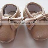 Fancy Baby Moccasins Soft Sole Baby Leather Shoes thumbnail-1