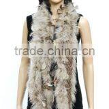 CX-S-69 Women Fashion Winter Scarf 2017 Turkey Fur Scarf Factory China