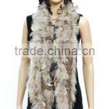 CX-S-69 Women Fashion Winter Scarf 2017 Turkey Fur Scarf Factory China thumbnail-1