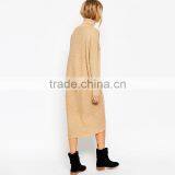 Ladies Autumn Midi Jumper Dress With Roll Neck Ladies' Long Dress thumbnail-2