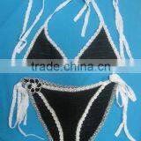 Crochet Cotton Lady's Bra & Brief Set