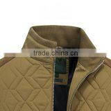 High Quality Mens Quilting Padded Jacket With Elbow Patch thumbnail-5