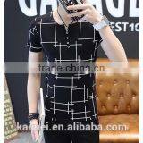 2017 OEM Anti-Wrinkle Unique Design Amazing Quality Hot-selling Best Choice Short Sleeve Casual Printed T-shirt Maufacture thumbnail-3
