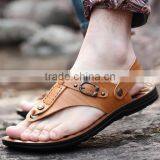Zm35292a Summer Men Shoe Wholesale Men pu Leather Flip Flop Sandal thumbnail-1