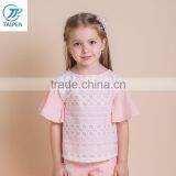 Sweet Style Chiffon Fabric Top Ruffle Sleeve Kids Girls T Shirt thumbnail-2
