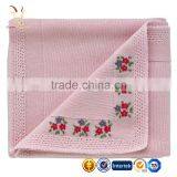 Baby Cashmere Blanket Cable Baby Hand Knit Cashmere Blanket thumbnail-1