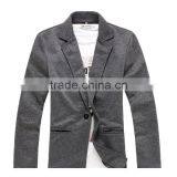 Latest Hot Sale England Style Fashion One Button Design Slim Men Jersey Casual Blazer thumbnail-2