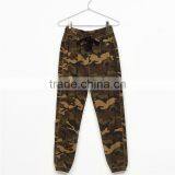 Joggers Camouflage Plush Womens Khaki Work Pants With Elastic Rope thumbnail-6