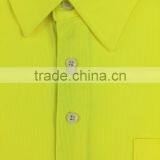 Wholesale Contrast Long Sleeve hi Vis Safety 3M Tape AS/NZS Reflective Fluorescent Polo Shirt thumbnail-4
