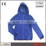 Casual Zipper Knitted Wear Melange Color Cheap Woman Camo Polar Fleece Jacket thumbnail-1