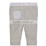 Boy Brushed Grey Melange Boys Wear Cotton Pants Tight Sport Pants thumbnail-2