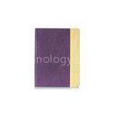 Purple Girls IPad Air Leather Folio With Stand , Bamboo Universal IPad Tablet Covers for Women