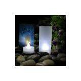 Yellow Flameless Tall Tea Light Candle Holder thumbnail-2