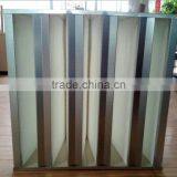 Industrial Filter Mini Pleated Media Mutiple H11 V-bank Hepa Filter thumbnail-3