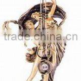 Beautiful Artistic Polyresin Statue Table Clock thumbnail-2