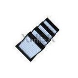 Plastic Frame Polyester 4 V Bank Filter Mini Pleated Media Secondary Stage
