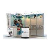 Custom Standard Exhibition Expo Booth Display , Fashion Fabric Trade Show Booths