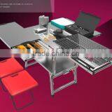 Mobile kitchen equipment/bbq grill set