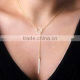 Tree Leaf Silver Chain Necklace Alloy Link New Bib Necklace 2017 thumbnail-5