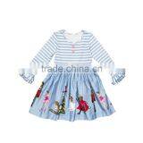 New Design Wholesale Baby Girl Boutique Matching Clothing Sets Smocked Baby Girl Dress thumbnail-3