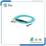 High Speed Transmission Optical Cable Multi Core MPO Patch Cord for 40G/100G Transmission thumbnail-1