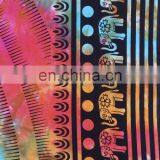 Indian Psychedelic Elephant Mandala Decor Cotton Handmade Hippy Queen Wall Hanging, Tapestry, Decorative Bedspread Throw thumbnail-2