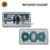 WR Year 1981 USD 2 Commemorative Silver Bar American 1 oz 999 Silver Bullion for Mother's Day Gifts thumbnail-3