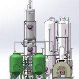 FS-HDM waste lube oil distillation machine