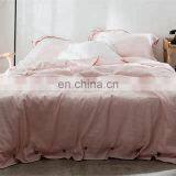 Amazon Hot Sales Home Luxury Bed Sheet Bedding Set Cotton/Microfiber Natural Pink thumbnail-2