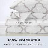 Micro Fleece Extra Soft Cozy Velvet Plush Sheet Set. Deluxe Bed Sheets With Deep Pockets thumbnail-6