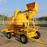 500L Four Wheeled Diesel Self Loading Concrete Mixer Machine Portable With Lift Price thumbnail-4