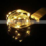 Copper Led Fairy Lights 2M Leds CR2032 Button Battery Operated Garland LED String Light Xmas Wedding Party Decoration thumbnail-2