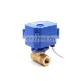 Motorized 2way Ball Electric Motorised Valve Dn8 1/4 Inch BSP for Irrigation thumbnail-2