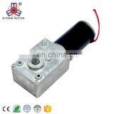 ETONM 12V Electrical DC Worm Gear Motor 54 RPM High Speed With Metal Geared Box Reducer Output Shaft 8mm thumbnail-6