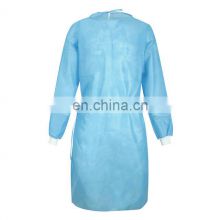 Cheap isolation gowns non sterilized level ii disposable isolation gown 35 gsm
