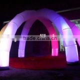2016 Newly colorful six legs inflatable arch with LED light for sale