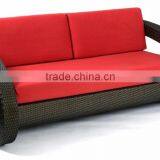 TF 0604 Synthetic Rattan Living Set, Red Cushion thumbnail-2