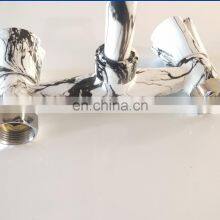 Double Handle Shower Faucet Bath Mixer Tap thumbnail-2