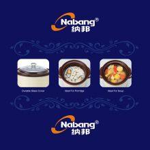 3.0L Multi Function Electric Slow Cooker With Ceramic Inner Pot & High Borosilicate Glass Lid thumbnail-5