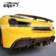 Beautiful Carbon Fiber Material Body Kit for Ferrari 488 GTB in Novitec Style Front Lip Rear Lip Side Skirts Fender Wing Spoiler thumbnail-4