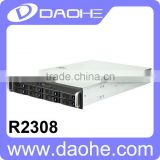 2U 8*2.5''/3.5'' HDD with 600W Power Supply Server Case for Webhost Project