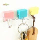 Powerhouse Yellow Pink Blue Color Metal Door Magnet Hook thumbnail-1